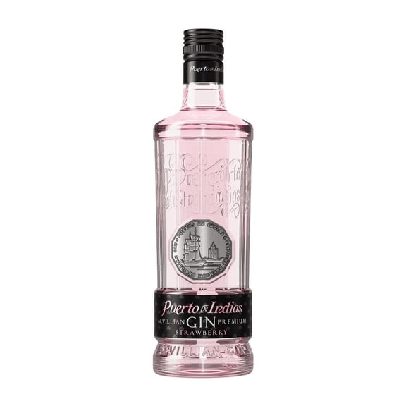 Ginebra Puerto de Indias Sevillian Premium Strawberry 750 ml