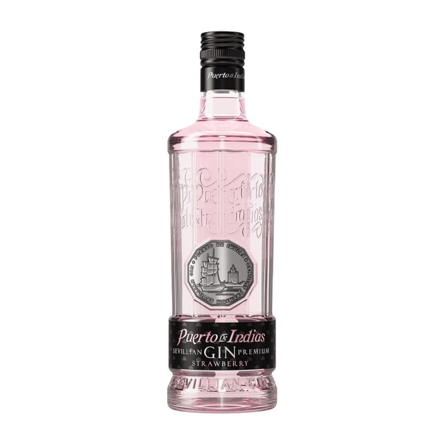 Ginebra Puerto de Indias Sevillian Premium Strawberry 750 ml
