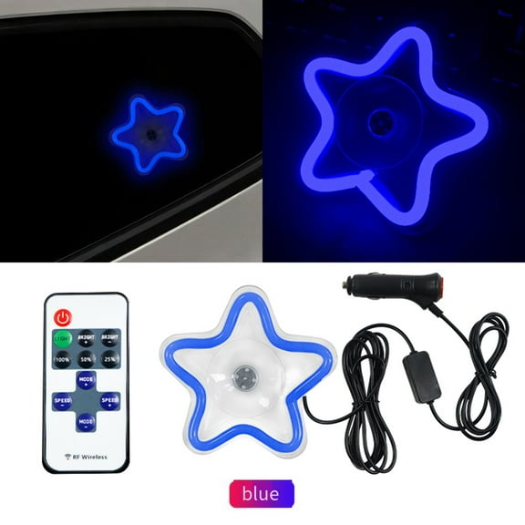 Car Seven-Color Lighting Neon Lights Car Lighting Car Ambient Flashing Light