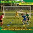 thumbnail image 5 of Kdymod 16×7 FT Soccer Goal for Backyard,Heavy-Duty Metal Soccer Net with Target Net,Outdoor Soccer Goal Soccer Equipment Set with 6 Soccer Cones & 8 Stakes for Kids and Adults ,White, 5 of 13