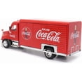 thumbnail image 4 of Coca-Cola 1/50 Scale Beverage Delivery Diecast Truck With 2 Sliding Doors, Handcart and 2 Bottle Cases (Collectible Toy Vehicle), 4 of 9