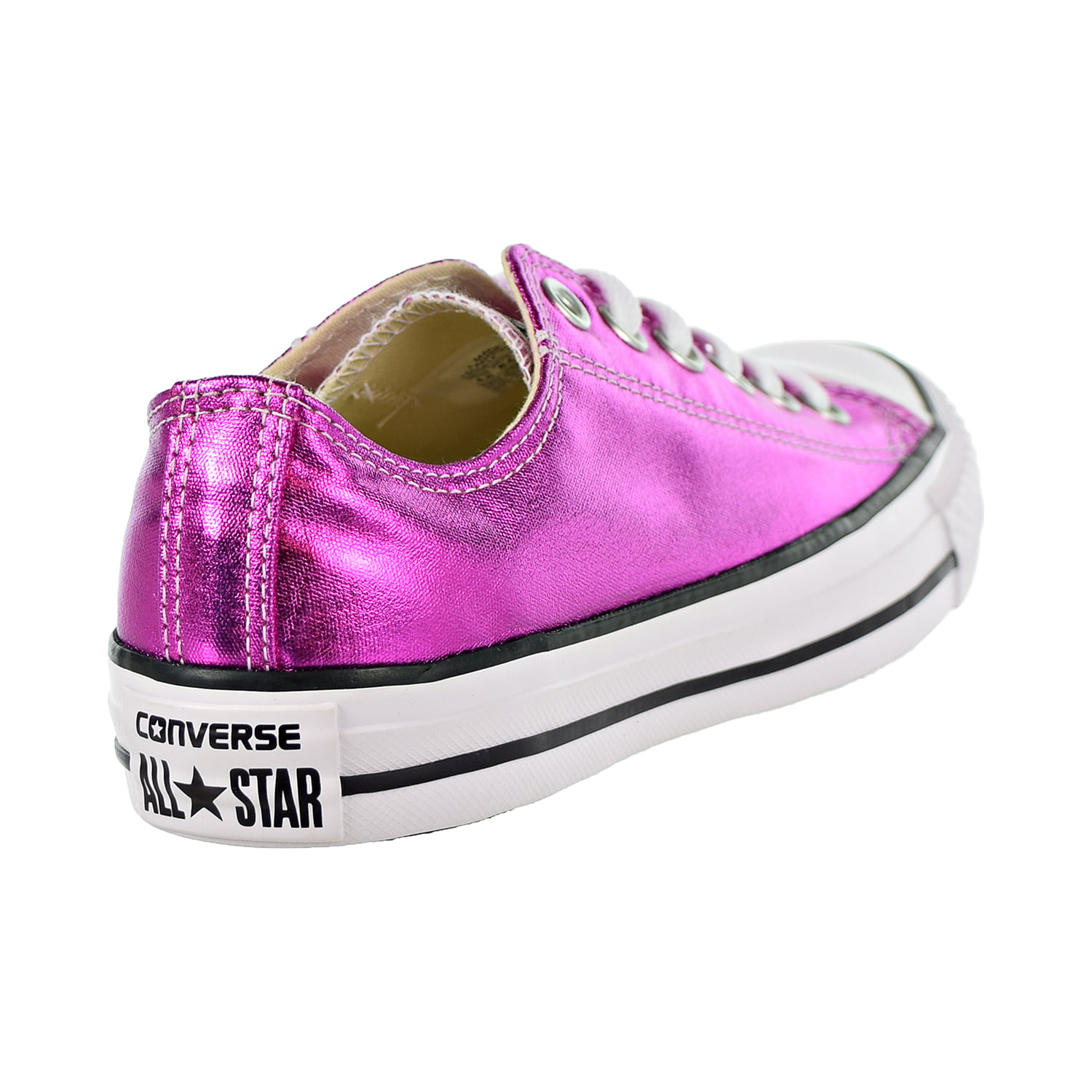 Chuck Taylor All Star Ox Kids Shoes Magenta Glow-Black-White 155561f - Walmart.com
