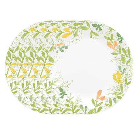 Corelle Contemporary Fruit 10.25" Dinner Plates, Set of 4