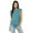 Heather Deep Teal, variant on Bella+Canvas 8804 - Women's Flowy Rolled Cuff Muscle Tee
