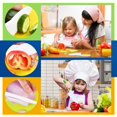 thumbnail image 3 of Juego de cuchillos Yeeammk Montessori para niños pequeños, 3 piezas, para cocinar de verdad, 3 of 7
