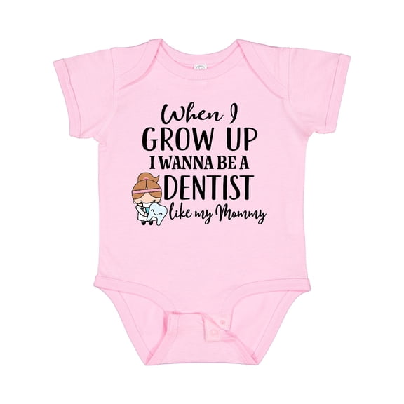 Inktastic Future Dentist Like Mommy Girls Baby Bodysuit