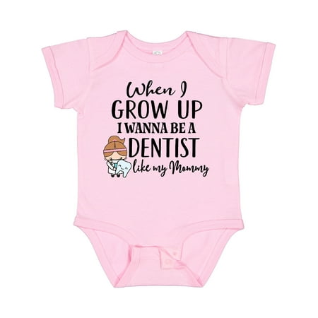 

Inktastic Future Dentist Like Mommy Gift Baby Girl Bodysuit