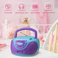 hPlay P16 Portable CD Player Boombox AM FM Digital Tuning Radio, Aux