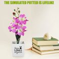 thumbnail image 4 of FESTFENDS Simulation Flower Potted Plants Home Decoration Purple Plastic 1 Pcs, 4 of 8