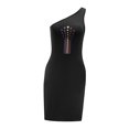 thumbnail image 3 of Vestido de mujer con hombros descubiertos, vestido de primavera y verano para mujer, para uso diario y viaje , s S, 3 of 7