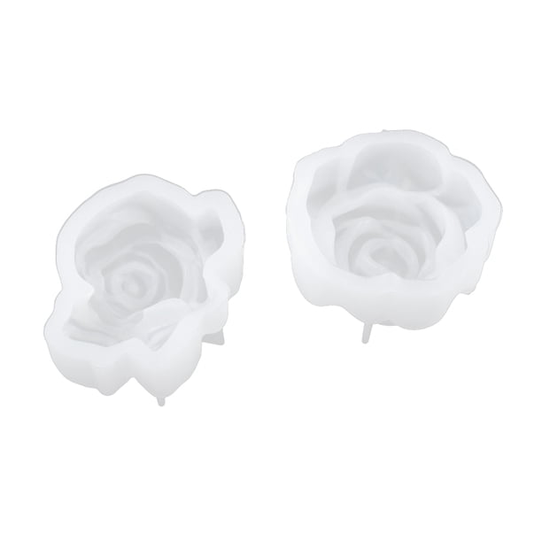 Molde de resina de flores de silicona 2 piezas Sunnimix para joyas de bricolaje Color blanco