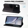 thumbnail image 3 of Compatible avec iPhone XR Étui Portefeuille Motif Animaux Mignons avec Fentes pour Cartes Couverture Rabattable, 3 of 5
