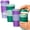 Green & Purple, variant on Copco Acadia Travel Mug, 16 Oz - Aqua & Mint/Aqua & Grey, Set of 4
