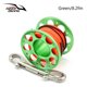 thumbnail image 3 of Mantenga el carrete de buceo carrete de carrete portátil Color sólido Poliéster Reeles Pesca de freedivismo Accesorios submarinos con gancho de doble extremo verde 15m Methold OD003289-18, 3 of 7
