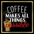thumbnail image 2 of Allen, Kimberly 20x20 Black Ornate Wood Framed with Double Matting Museum Art Print Titled - Coffee Lipstick 3, 2 of 4