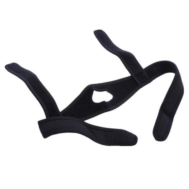 CSChome Sangle de Menton Anti-Ronflement Sangle de Menton Réglable Solution Anti-Ronflement Support de Menton Taille Unique Ceinture de Correction de Sommeil Silencieuse pour Hommes