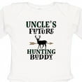 thumbnail image 4 of Inktastic Uncle Future Hunting Buddy Boys Boys Long Sleeve Baby Bodysuit, 4 of 5