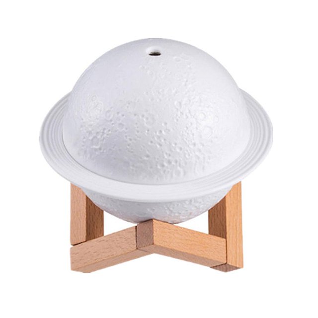 Humidificador fresco de la niebla de la lámpara de la luna para el dormitorio, humectador ultrasónico de la lámpara y difusor del aceite esencial