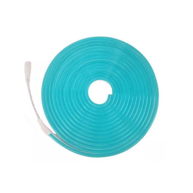 Tira Led Neón Flex Unicolor 5 Metros Con Eliminador Color De La Luz Azul