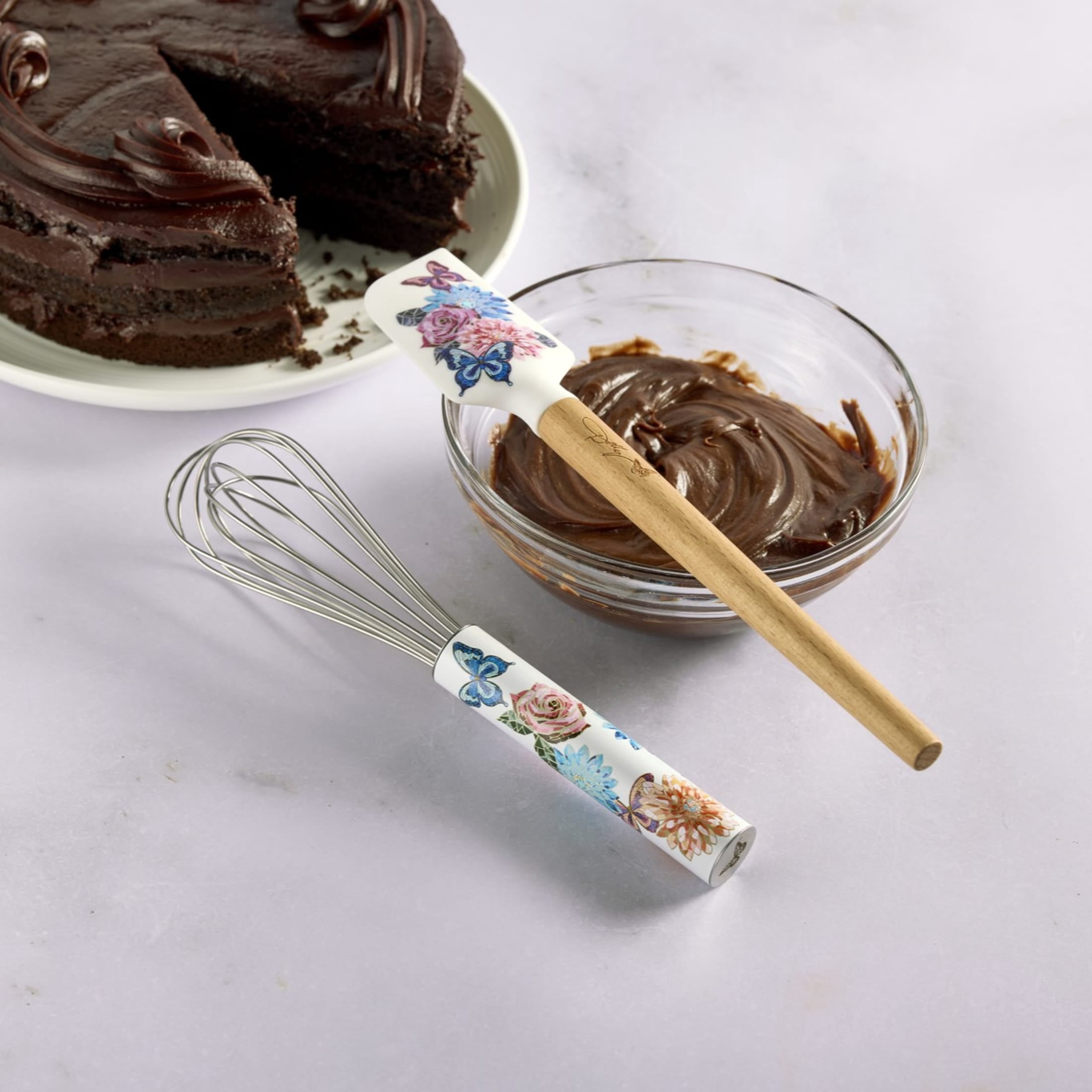 Dolly Parton Spatula and Whisk Set, Rose