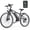 Black, variant on GWEIT Adult 26 Inch Mountain Electric Bike, Pedal Assist, Removable 48V 10Ah Battery, Front Suspension & 7 Speed Gearshift