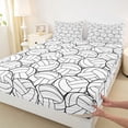thumbnail image 5 of Erosebridal Volleyball Full Size Sheets, Sport Bed Sheets for Boys and Girls, 4-Piece, 1 Flat Sheet, 1 Fitted Sheet and 2 Pillowcases, 5 of 6