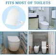 thumbnail image 5 of SADALAK D/U Shape Toilet Seat,Soft Close and Quick-Release for Easy Cleaning Toilet Seats Cover,Stable Hinge Design to prevent shifting -White Elongated Toilet Lid, 5 of 7