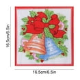 thumbnail image 3 of Merry Christmas Napkin, Red Bow Bells Wreath, Dessert Paper, Red Border, Handnapkin, Beverage Cake Salad Fruit Paper, Dinnerware, Luncheon Paper, Disposable Hand Towels Party Supplies BBQ Picnic, 3 of 6