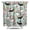 Dog an, variant on Floral and Hummingbird Shower Curtain, Nature Inspired Bathroom Decor 84x72 Inch Waterproof Polyester with Metal Grommets