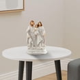 thumbnail image 4 of Figura de la Sagrada Familia, decoración navideña para el belén, decoración de mesa renacentista, regalos religiosos para Navidad, bodas y festividades, 12,7 cm de alto., 4 of 7