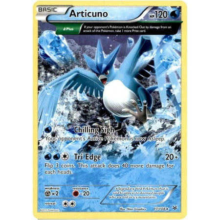 Pokemon X & Y Roaring Skies Single Card Rare Articuno #17