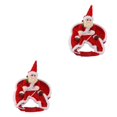 thumbnail image 4 of Greeniant Navidad Ropa para mascotas Fiesta Festival Atmósferas navideñas Traje de animal de Navidad Decoración de ropa Papá Noel Type1 NO1, 4 of 6