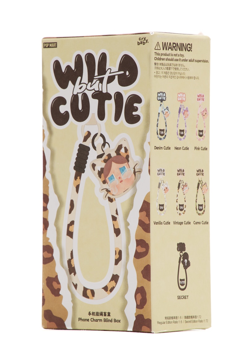 Pop Mart Crybaby Wild but Cutie Series Phone Charm Single Blind Box, from StockX