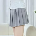 thumbnail image 5 of vigerkar Pleated Tennis Skirt for Women Tennis Skort for Woman High Waisted Golf Skirts Athletic Skirt Grey, S, 5 of 5