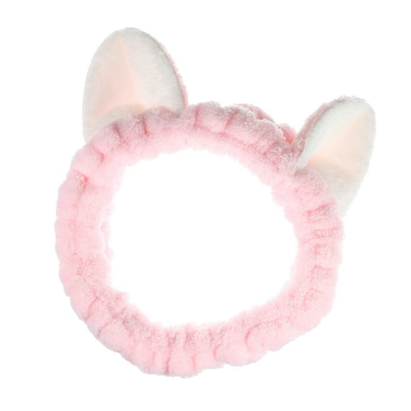 Vocoste Cute Cartoon Cat Ears Headbands for Girls for Women 7.09"x6.50" Pink 1 Pc