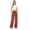 Mauve, variant on Women's Micro Corduroy Fleece Lined Wide Leg Pants Black S