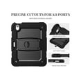 thumbnail image 4 of Shockproof Case for iPad Air 11 inch M2 2024 6th Generation A2902 A2903 A2904 with Built-in Screen Protector, Adjustable Stand, 4 of 7