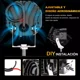 thumbnail image 3 of Par De Faros Auxiliares Led Focos Para Coche Moto Amarilla, 3 of 8