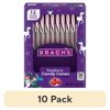 (10 pack) Brach's Raspberry Holiday Candy Canes, 12 Count Box, 5.3 oz