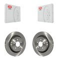 thumbnail image 1 of CMX Rear Disc Brake Rotors Pair for Car 2010-2017 Volvo XC60 K8-100901, 1 of 8