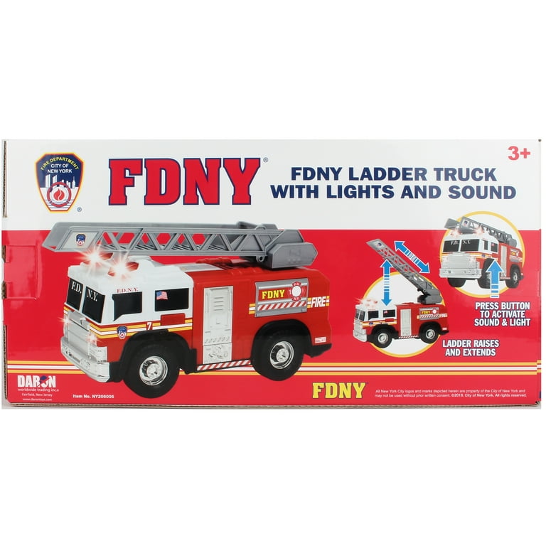 Daron Daron Fire Department City of New York Ladder Truck w Daron Daron Fire Department City of New York Ladder Truck w