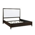 thumbnail image 7 of Modern Style White Cherry Bedroom 3pc King Set Bed Nightstand Chest Set Wooden Furniture, 7 of 7