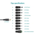 thumbnail image 4 of Basicvolt 12V 2A AC Adapter Universal DC Power Supply 12Volt 2A 1.5A 1A 500ma 300ma for TV Box Tablet Speaker GPS Webcam Router Alarm Clock and More 12V Devices, 4 of 4