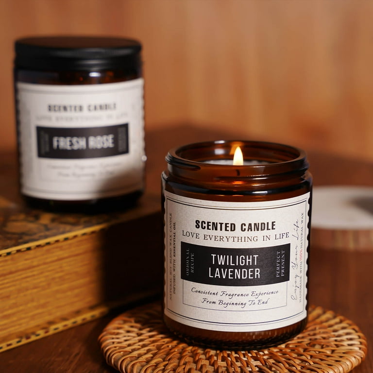 2 Pack Scented Candles Set for Women, Candles for Home Scented