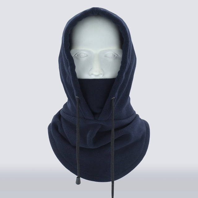 Men Women Winter Balaclava Warm Soft Fleece Drawstring Neck Gaiter Cycling Hiking Running Outdoors Hat