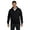 BLACK, variant on Mens ComfortBlend EcoSmart 50/50 Full-Zip Hood P180 (10 PACK)