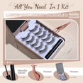 thumbnail image 2 of Kit de pestañas postizas BS-MALL Style03 Wispy de aspecto natural, 2 of 6