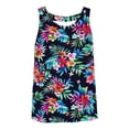 thumbnail image 5 of DHFJKG Tankini Top Women Swimwear Tank Tops Backless Bathing Suit Crew Neck Floral Printed Summer Holiday Beachwear, 5 of 5