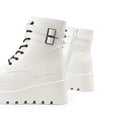 thumbnail image 3 of Botas de Plataforma y Combate DREAM PAIRS para Mujer Blancas Talla US10, 3 of 7