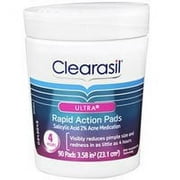 Clearasil Ultra Rapid Action Facial Cleansing Pads (Pack of 2)